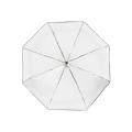 Parapluie transparent Isotoner, pliant et pratique
