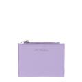 Petite porte-cartes en similicuir Fuchsia Couleur : Violet