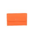 Grand portefeuille femme similicuir Fuchsia Paris Couleur : Orange