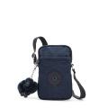 Petite pochette de téléphone en bandoulière ajustable modèle Tally - Kipling Couleur : Bleu / Noir