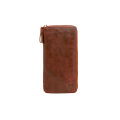Grand portefeuille femme Biba en cuir, collection Boston Couleur : Marron