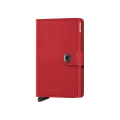 Porte-carte et billets Secrid modèle ORIGINAL MINI Couleur : Rouge / Rouge