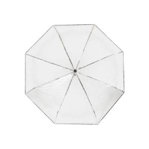 Parapluie transparent Isotoner, pliant et pratique